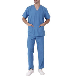 Uniforme médical d'infirmière unisexe de haute qualité OEM respirant combinaison de médecin pour hôpital pour hommes - Product Image 1