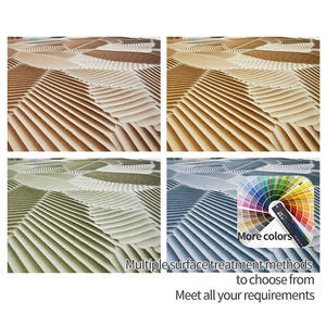 Декоративные стеновые панели из массива дерева с текстурой под дерево, звукоизоляционные деревянные доски, рейки для внутренней и наружной отделки коммерческих помещений, ванных комнат, складов - Product Image 4