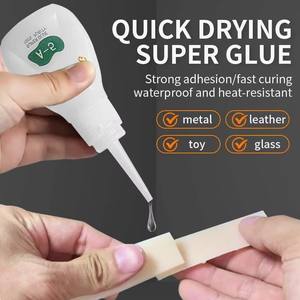 Superpegamento de Cianoacrilato de Etilo A-5g para Trabajos en Madera, Adhesivo de Succión para Material Acrílico - Product Image 2