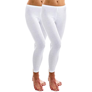 STANDLAR INTERNATIONAL Summer Casual High Waist Knitted Organic Cotton Anti-Bacterial Breathable Warm <b>Thick</b> Women's <b>Leggings</b> - Product Image 1