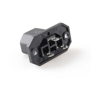 Công nghiệp bảng điều khiển phía trước gắn kết thiết bị đầu cuối 3 AC cửa hàng 10A 250V IEC nối đồng thau Nylon Cắm ổ cắm cho CN EU tiêu chuẩn - Product Image 2