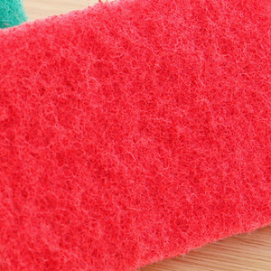 Multi Purpose Cleaning Pad Rectangle Sponge For Kitchen Bathroom Floor Tile Wall Sink Stove Scrubber Green Red Blue Color - Product Image 4