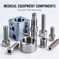 Pièces de fraisage CNC de précision pour équipement médical, acier inoxydable sur mesure pour composants mécaniques usinés