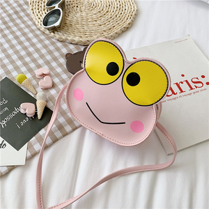Fashionable Waterproof Mini Kids Handbags Custom Pattern Animal <b>Frog</b> Ita <b>Bags</b> Shoulder Crossbody PU Leather for Girls - Product Image 6