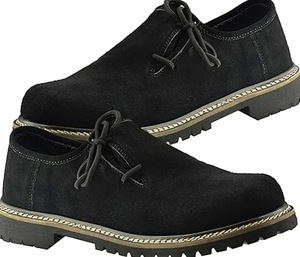 Chaussures d'hiver habillées en cuir véritable pour hommes, de créateur, à bout fermé, à lacets, pour affaires - Product Image 1