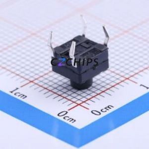 K2-1839DP-E4SW-06 Tactile Switch Through hole Component (THT) Switch Single Pole Single Throw Round Button 2.5N Through Hole - Product Image 2