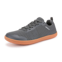 Chaussures minimalistes écologiques à marque privée, souples, à bout large, respirantes, avec empeigne tissée, à enfiler, pour la marche pieds nus