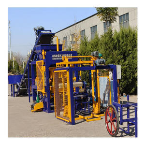 स्वचालित QT4-15S कंक्रीट ब्लॉक बनाने वाली मशीन खोखली और सीमेंट ईंट कच्चे माल के लिए इंटरलॉक ब्लॉक निर्माता - Product Image 5