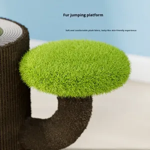 Árbol rascador universal vertical multicapa extragrande para gatos, con zona de descanso y muebles para trepar - Product Image 6