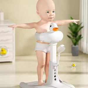 Silla de Baño Ajustable Antideslizante con Soporte para Bebés, Asiento de Ducha, <span class=keywords><strong>Torre</strong></span> de Baño, Soporte para Bañarse - Product Image 2