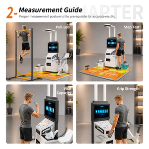 Máquina Profesional de Análisis Corporal <span class=keywords><strong>y</strong></span> de Grasa HW-T600 con Construcción de Acero <span class=keywords><strong>y</strong></span> Pantalla Táctil LCD para Entrenamiento Atlético - Product Image 4