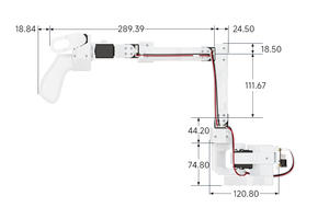 SKU-33376 SO-ARM100 Kit de Piezas 3DP (UE) Waveshare SO-ARM100 101 Brazo Robótico de 6 Ejes de Código Abierto, Compatible con Hugg - Product Image 1