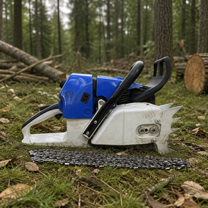 Tronçonneuse robuste 660 avec guide-chaîne de 25 pouces et chaîne, moteur à essence personnalisé pour le travail de coupe du bois - Product Image 1