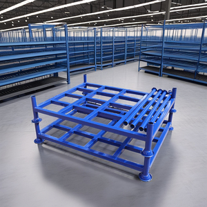 Сверхмощный корпус CARTER OEM Промышленный сверхмощный стальной конструкции Складные стеллажи для складирования текстильной ткани в рулонах для продажи - Product Image 2