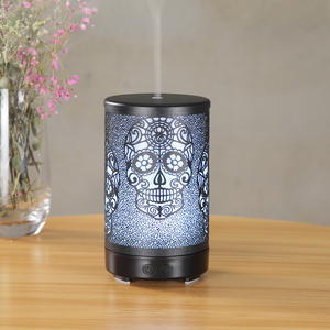 Creative Skull Aroma Diffuser 100ml USB Powered Humidifier For Home Bedroom Gift With <b>Remote</b> <b>Control</b> - Product Image 2