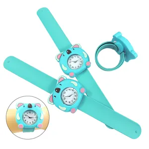 silicon snap band wristband quartz kid watch koala watches silicone kids slap bracelet for kids custom slap bracelets