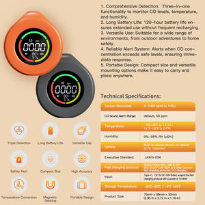 Détecteur <span class=keywords><strong>de</strong></span> <span class=keywords><strong>monoxyde</strong></span> <span class=keywords><strong>de</strong></span> <span class=keywords><strong>carbone</strong></span> sans fil, détecteur <span class=keywords><strong>de</strong></span> fuite <span class=keywords><strong>de</strong></span> gaz, alarme <span class=keywords><strong>de</strong></span> <span class=keywords><strong>monoxyde</strong></span> <span class=keywords><strong>de</strong></span> <span class=keywords><strong>carbone</strong></span>, fourniture du fabricant - Product Image 3