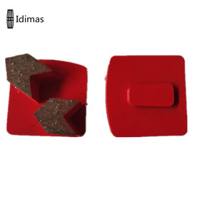 Bloc abrasif métallique <span class=keywords><strong>diamant</strong></span>é 36 grains, dureté moyenne, <span class=keywords><strong>ponceuse</strong></span> à sol en béton et en terrazzo, OEM, diamètre 10 mm, épaisseur 3,0 mm - Product Image 3