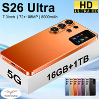 Téléphone portable S26 Ultra de haute qualité 16G+1TB Android 15 Global 5G, grand écran, écran plein, ligne de production complète