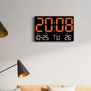 Modern Large-Screen Wall <b>Clock</b> Cross-Border Dual-Purpose Alarm <b>Clock</b> for Living Room Simple Style Table Wall <b>Clock</b> 0717 - Product Image 4