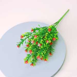 Buissons artificiels Branches Plantes en plastique colorées Herbe artificielle Milan Vente en gros Décoration de la maison Restaurant - Product Image 3