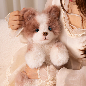 Mochila de Peluche para <span class=keywords><strong>Perro</strong></span> DUPAN, Diseño Pastoral con Borde de Meteorito, Simulación de Cachorro, Súper Suave, Realista - Product Image 6