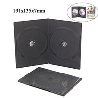 Caja de Almacenamiento para 10 Discos DVD de Alta Calidad, 191x135mm, Material PP, Estuche Multicapa para CD, para Sistema de Audio de Auto, Celebraciones de Boda