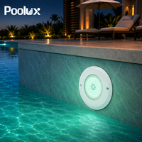 Lumière de piscine LED RGB IP68 AC12V 10 mm Slim PC submersible pour piscine