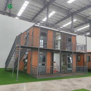 Casa Contenedor Expandible de 20 pies, Doble Piso, Modular, Prefabricada, Fácil de Instalar, Portátil, de Rápida Montaje, Suministro de Fábrica - Product Image 1