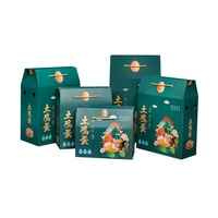Boîte en papier ondulé pour poussin avec logo personnalisé Boîtes en carton pour l'alimentation des poulets Boîte d'emballage cadeau de fruits avec poignée