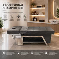 DN Verstellbares Wasserzirkulations-Salonbett zum günstigen Preis, Sanitär-Shampoo-Tisch, maßgeschneidertes Thai-Massagebett mit Hocker für Friseursalons