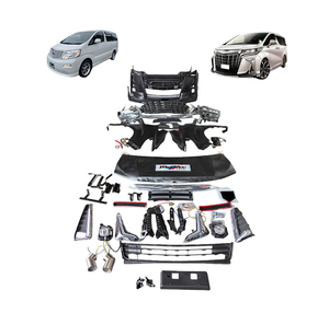 Nouveau kit carrosserie avec pare-chocs et feux LED de conception 35s avec clips pour <span class=keywords><strong>Alphard</strong></span> série 10 2002-2008, mise à niveau <span class=keywords><strong>Modellista</strong></span> - Product Image 1