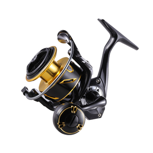 Ancien Chasseur Japon Noir or Métal Spinning Jigging Reel <span class=keywords><strong>Saltist</strong></span> 4000HG 10kgs Drag Boat Popping Reel - Product Image 1