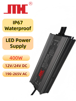 Alimentation LED 400W à tension constante 12V/24V, étanche IP67, boîtier en aluminium, pour bande LED, AC/DC 100W-1000W, vente chaude