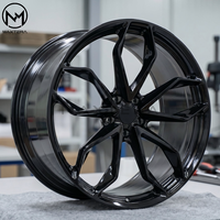 Jantes de voiture personnalisées forgées Maxtera de style P201 pour Porsche 911 Taycan Audi R8 RS6 RS7 BMW M3 M4 M8 Tesla Model S Plaid, jantes en alliage