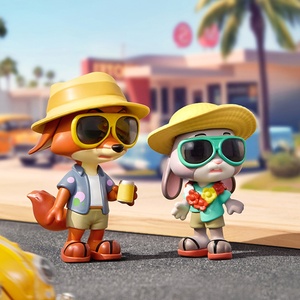 Nouveauté 2025 – Figurines Anime Zootopia en PVC MINISO, Boîte Mystère Originale TikTok, Modèle de Collection à Afficher - Product Image 5