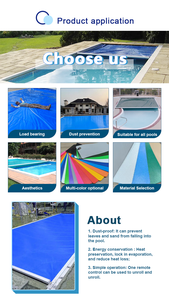 Couverture de piscine gonflable automatique Water Crown de haute qualité, résistante aux UV, imperméable et écologique pour les spas et les enfants - Product Image 2