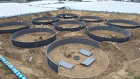 Élevage aquacole en eau de mer en intérieur et en extérieur, réservoir à poissons en PP, système RAS, élevage de saumon, crevettes, aquaculture, étoile de mer, modèle YT-PP01, capacité de 39,5 m