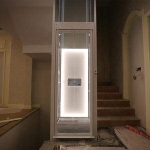 400kg Villa Hydraulique Maison Ascenseur <span class=keywords><strong>Domestique</strong></span> 2/3/4 Étages Intérieur Extérieur Petit Ascenseur <span class=keywords><strong>Domestique</strong></span> pour 6 Personnes - Product Image 3
