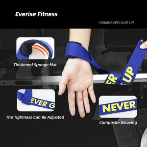Sangles de poignée en néoprène, pour <span class=keywords><strong>musculation</strong></span>, lever de poids, gymnastique, <span class=keywords><strong>musculation</strong></span>, fitness - Product Image 5