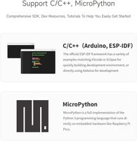 Aismartlink Waveshare 3PCS ESP32-S3 Zero Mini Development Board ESP32-S3FH4R2 Pin GPIO Multi-Fungsi Terpasang