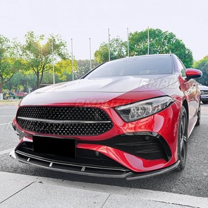 ลิ้นกันชนหน้าสำหรับรถเบนซ์ A-Class W177 A180 A200 A35 AMG สำหรับรถเบนซ์ A-Class W177 A180 A200 A35 AMG 2023+ ชุดแต่งสปลิตเตอร์กันชน - Product Image 4
