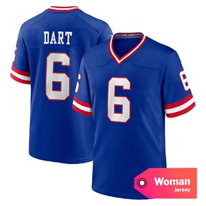 Hochwertiges Damen-Team aus New York # 6 Jaxson Dart # 44 Skattebo American Football Trikot, Anpassbar mit Logo - Product Image 3