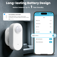 Sensor Gerak PIR WiFi Tuya 360 °   Detektor Gerakan Manusia yang Dapat Disesuaikan Sensor Inframerah Otomatisasi Alarm Keamanan Rumah Pintar