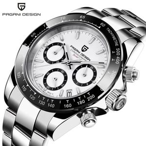 Pagani Design Men's Chronograph Watch Stainless Steel Case Tachymeter Luminous <b>Calendar</b> Quartz Sport Watch PD-1644 - Product Image 5