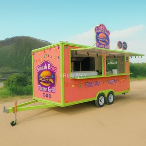 Cuisine mobile rapide entièrement équipée pour la restauration commerciale, bar, barbecue, camion de nourriture, remorque à café - Product Image 4