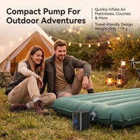 Pompe à air électrique, compresseur d'air miniature rechargeable, mini gonfleur pour le camping en plein air, tente, matelas pneumatique