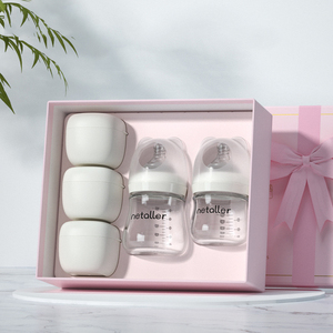 Baby Bottle Factory Direct Sale High Quality Newborn Glass Box Set Of 5 Feeding Baby Bottle Leak Proof