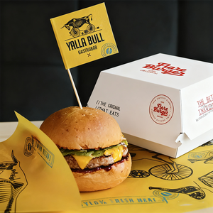 Hamburger Hộp Thiết Lập Tùy Chỉnh Bao Bì Thực Phẩm Takeaway Cờ Dính Dầu Bằng Chứng Giấy Burger Hộp Thiết Lập Cho Burger Cửa Hàng - Product Image 4