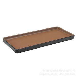Assiette de sushi à la japonaise, assiette rectangulaire, assiette pour hot pot, plat de bœuf, assiette de accompagnement pour restaurant de barbecue, longue - Product Image 5